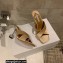 Aquazzura Heel 8.5cm Satin Yes Darling Mules Nude 2022