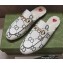 Gucci Horsebit Princetown Slippers GG Leather White/Black 2022