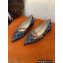 Gucci Ballet Flats with 'GUCCI' 674772 GG Denim Blue 2022