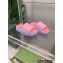 Gucci Rubber Slide Sandals with Interlocking G 692845 Pink 2022