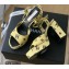 Chanel Logo Printed Lambskin Sandals G38958 Beige 2022