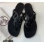 Hermes Egerie Chaine D'ancre TPU Flip Flops Thongs Sandals Black 2022
