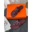 Hermes Egerie Chaine D'ancre TPU Flip Flops Thongs Sandals Burgundy 2022