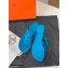 Hermes Egerie Chaine D'ancre TPU Flip Flops Thongs Sandals Blue 2022