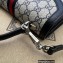 Gucci Ophidia Small Top Handle Bag with Web 651055 GG Canvas Blue