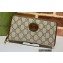 Gucci Zip around wallet with Interlocking G 673003 Brown