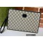 Gucci Pouch Clutch bag with Interlocking G 672953 Blue