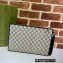 Gucci Pouch Clutch bag with Interlocking G 672953 Blue