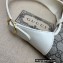 Gucci Jackie 1961 Small Hobo Bag 636706 GG Canvas White