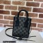Gucci Mini tote bag with Interlocking G 671623 GG Denim Black