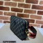 Gucci Shoulder bag with Interlocking G 699133 GG Denim Black
