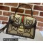 Gucci Jumbo GG Ophidia Web Top Handle Bag 651055