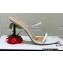 Loewe Heel 6cm Rose Sandals White 2022