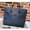Gucci Medium tote bag with Interlocking G 674148 GG Denim Blue