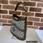 Gucci Large shoulder bag with Interlocking G 696011 GG Canvas Brown