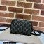 Gucci Ophidia GG Mini Bag 517350 Washed GG Denim Black