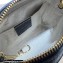 Gucci Ophidia GG Mini Bag 517350 Washed GG Denim Black