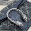 Gucci Dionysus Small Shoulder Bag 499623 Washed GG Denim Black