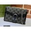 Gucci Dionysus Mini Chain Bag 401231 Washed GG Denim Black