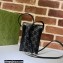 Gucci Horsebit 1955 Mini Bag 625615 GG Denim Black