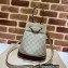 Gucci Ophidia Web Small Bucket Bag 550621 GG Canvas Oatmeal