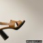 Hermes Heel 9cm Elbe Sandals Brown 2022