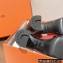 Hermes Heel 9cm Elbe Sandals Burgundy 2022