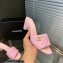 Chanel Heel 5cm CC Logo Lambskin Mules G38820 Pink 2022
