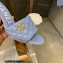 Chanel Heel 5cm CC Logo Lambskin Mules G38820 Light Blue 2022