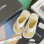 Chanel Lambskin Thong Beach Sandals Mules White 2022