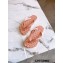 Vetements Toes Flip Flops Rubber Thong Slide Sandals Nude Pink 2022