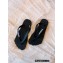 Vetements Toes Flip Flops Rubber Thong Slide Sandals Black 2022