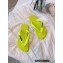 Vetements Toes Flip Flops Rubber Thong Slide Sandals Yellow 2022