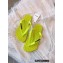 Vetements Toes Flip Flops Rubber Thong Slide Sandals Yellow 2022