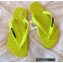 Vetements Toes Flip Flops Rubber Thong Slide Sandals Yellow 2022