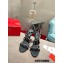 Christian Louboutin Heel 10cm Spikita Strap Sandals Black/Silver 2022