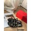 Valentino Rockstud Flat Rubber Thong Slide Sandals Black