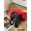 Valentino Rockstud Flat Rubber Thong Slide Sandals Black