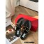 Valentino Rockstud Flat Rubber Thong Slide Sandals Black