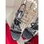Christian Louboutin Heel 10cm Spikita Strap Sandals Black/Silver 2022