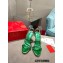 Christian Louboutin Heel 10cm Spikita Strap Sandals Green 2022