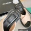 Chanel Fabric Cross Beach Sandals Mules G38864 Beige 2022