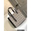 Loewe Buckle Tote Bag in Anagram jacquard and calfskin White 2022
