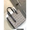 Loewe Buckle Tote Bag in Anagram jacquard and calfskin White 2022