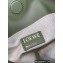 Loewe Medium Flamenco Clutch Bag in Anagram jacquard and calfskin Green 2022