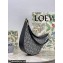 Loewe Luna bag in Anagram jacquard and classic calfskin Black 2022
