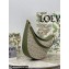 Loewe Luna bag in Anagram jacquard and classic calfskin Green 2022