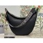 Loewe Luna bag in satin calfskin and jacquard Black 2022