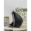 Loewe Luna bag in satin calfskin and jacquard Black 2022