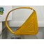 Prada Triangle leather pouch Bag 1NQ043 Yellow 2022